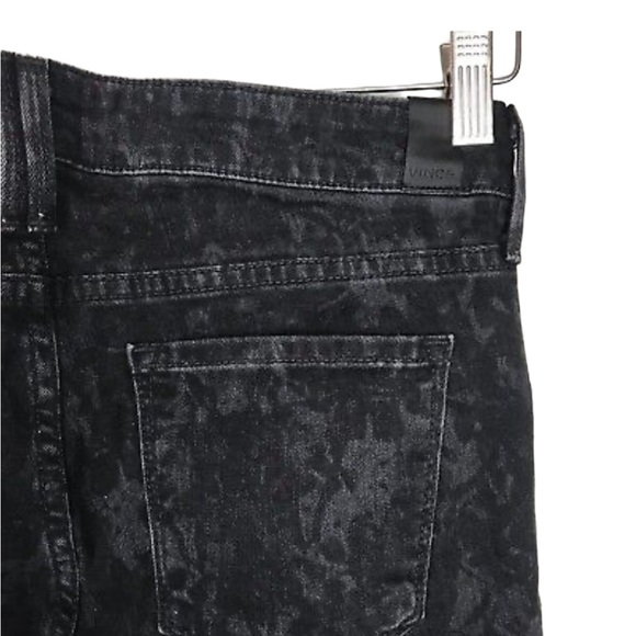 Vince Dylan Ankle  Skinny Jeans In Black Floral  size 27 - Picture 4 of 8